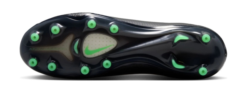 Semelle d'une chaussure de foot à crampons pour terrain synthétique (AG), vue de côté