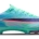 Nike Mercurial Superfly 11 Elite Sam Kerr FG, vue de profil, tige FlyWeave Ultra vert menthe irisée