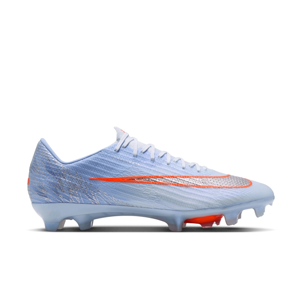 Nike Mercurial Superfly 11 Elite FG du United Pack 4, bleu clair, argent et orange, vue de profil
