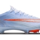 Nike Mercurial Superfly 11 Elite United Pack 4 bleu clair, Swoosh argent cerné d'orange