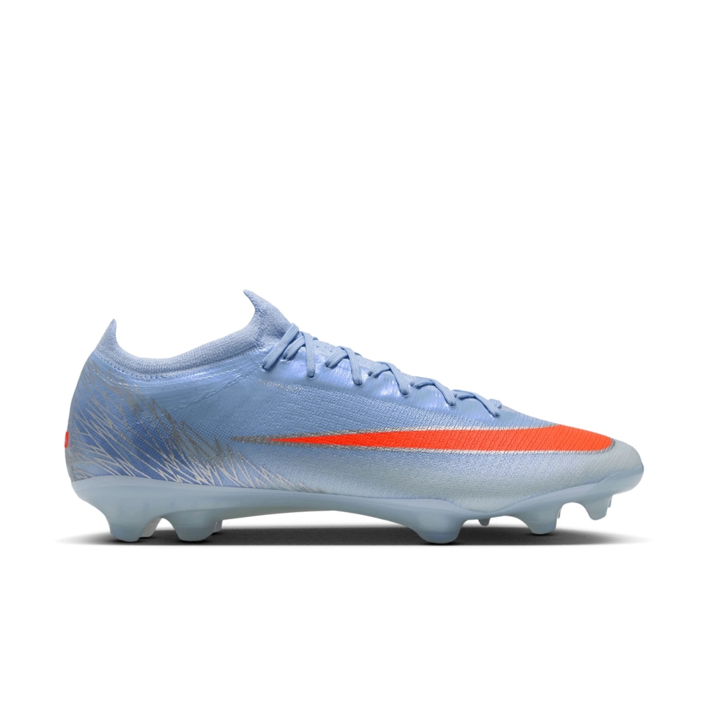Nike Mercurial Vapor 17 Elite FG du United Pack 4, bleu clair avec Swoosh orange et argent